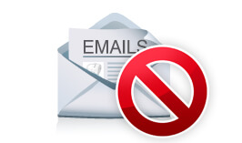 unsubscribe email icon
