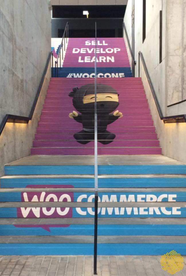 WooConf 2016 stairs