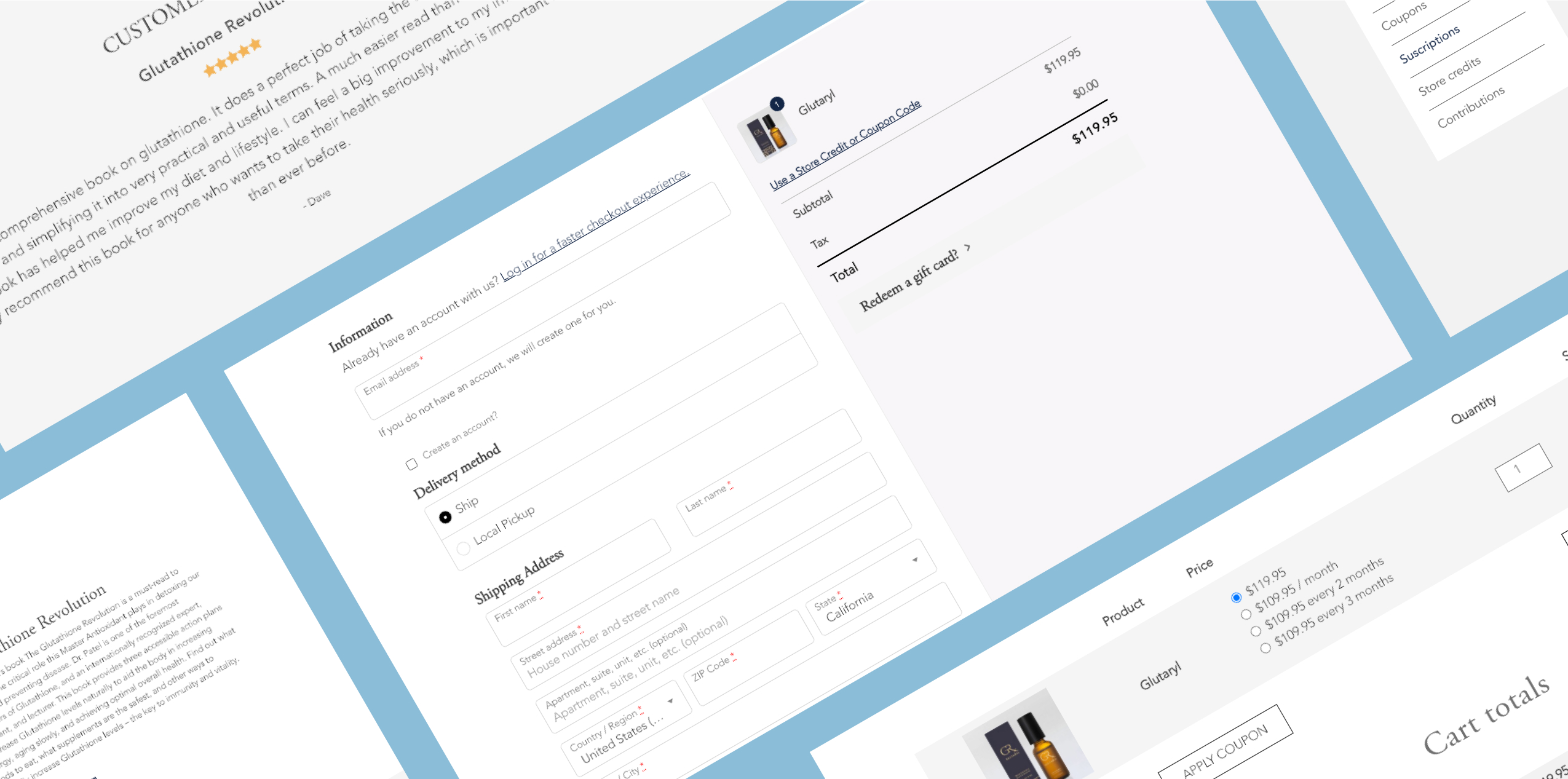 optimized woocommerce checkout page